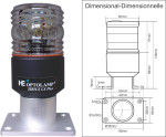 FEUX Mouillage et Détresse à Led SIRIUS -  BIDIMENSIONNEL Multi-Fonctionnel