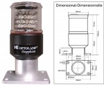 FEU À LED STROBOSCOPIQUE SAPPHIRE Pro II - Multi-Fonctionnel