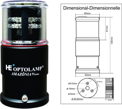 LUZ TRICOLOR Y FONDEO Nueva AMAZÔNIA ECO Plus – 4 EN 1 TDPS System