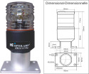 LUZ a LED de FONDEO Y ESTROBO SÍRIUS LX-Plus 2 - 4 en 1 BI-DIMENSIONAL