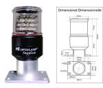 SEÑALIZADOR CON LED SUPER ESTROBO SAPPHIRE Pro II BI-DIMENSIONAL